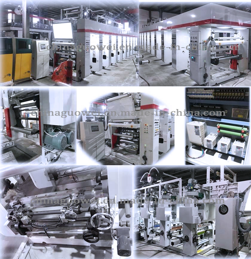 Gwasy-B2 Three Motor System Medium-Speed Plastic Film Rotogravure Printing Machine in 140 Mpm