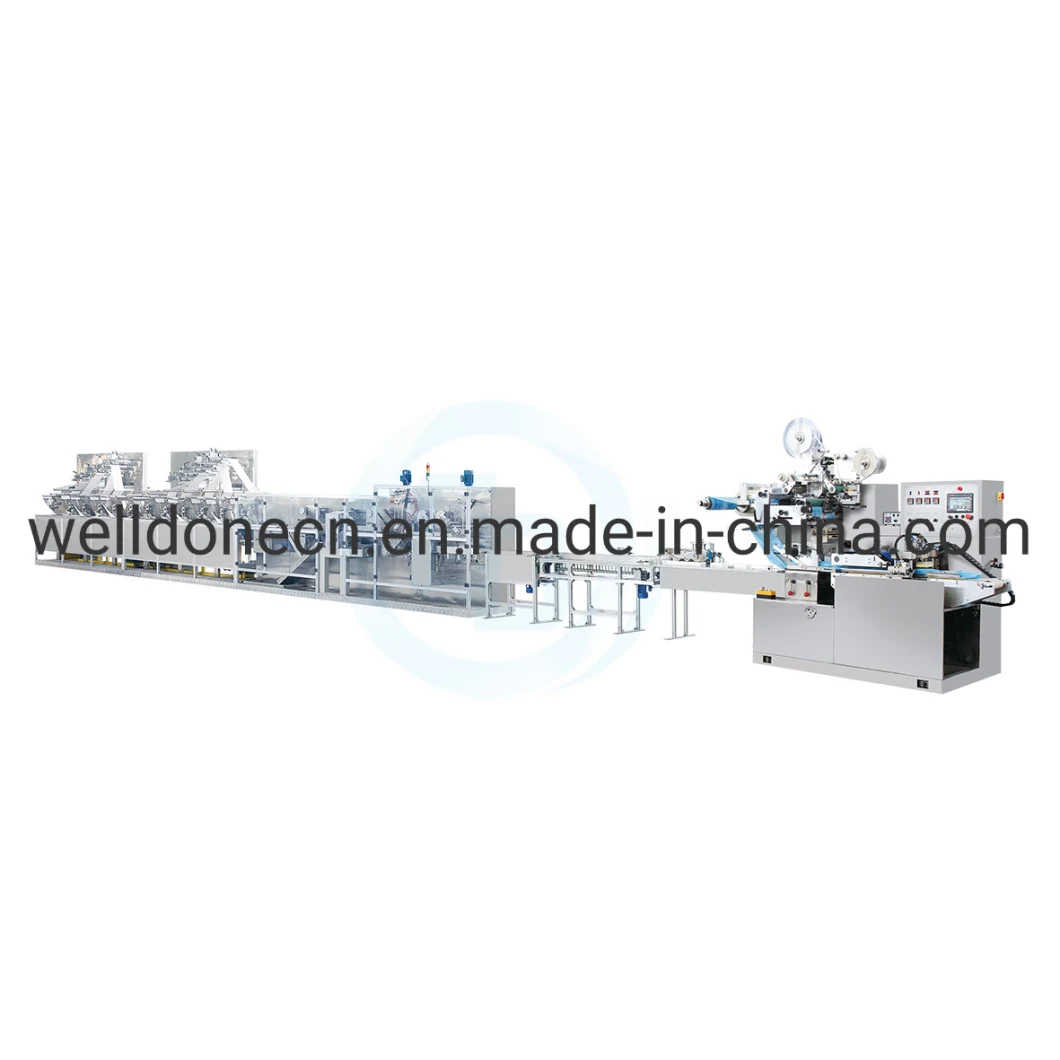 Baby Tissue Packing Machine Wet Wipes Production Line